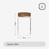 Japanese Glass Storage Jar with Lid for Coffee, Tea, Dried Tangerine Peel, and Grains