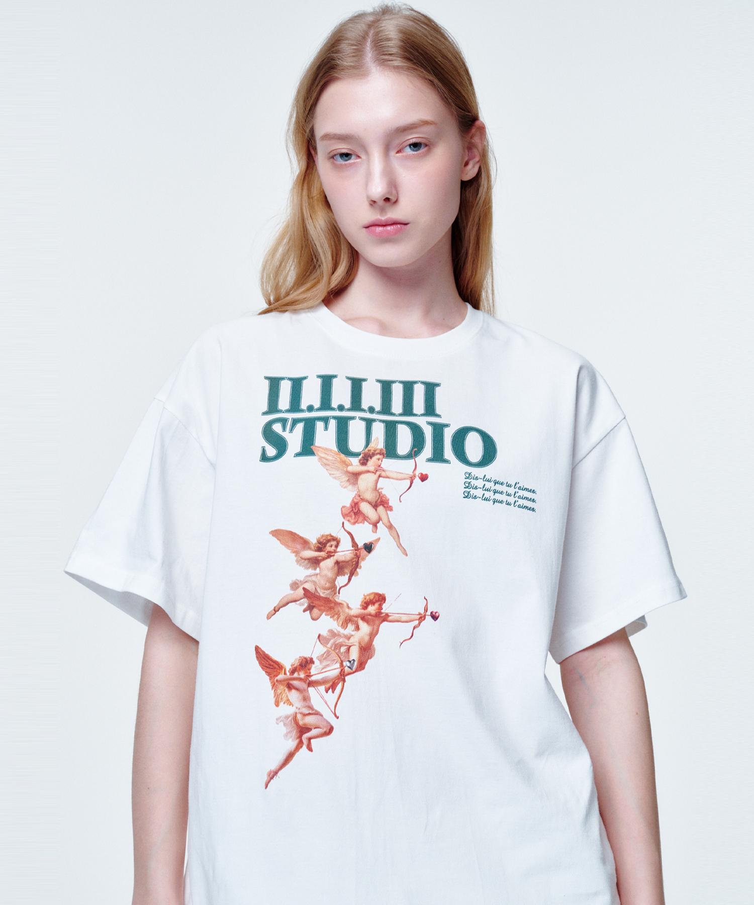 2113 Studio Loose Fit T-Shirt 4 Angels White