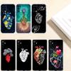 Calm Heart Art Transparent Phone Case for Motorola Moto G10 G20 G30 G31 G32 G34 G35 G41 G42 G50 G51 G52 G55 G60 G60S