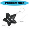 Playful PU Leather Keychain Soft Lightweight Bag Hanging Decoration Multi Use Accessory For Keys Bags Gifts