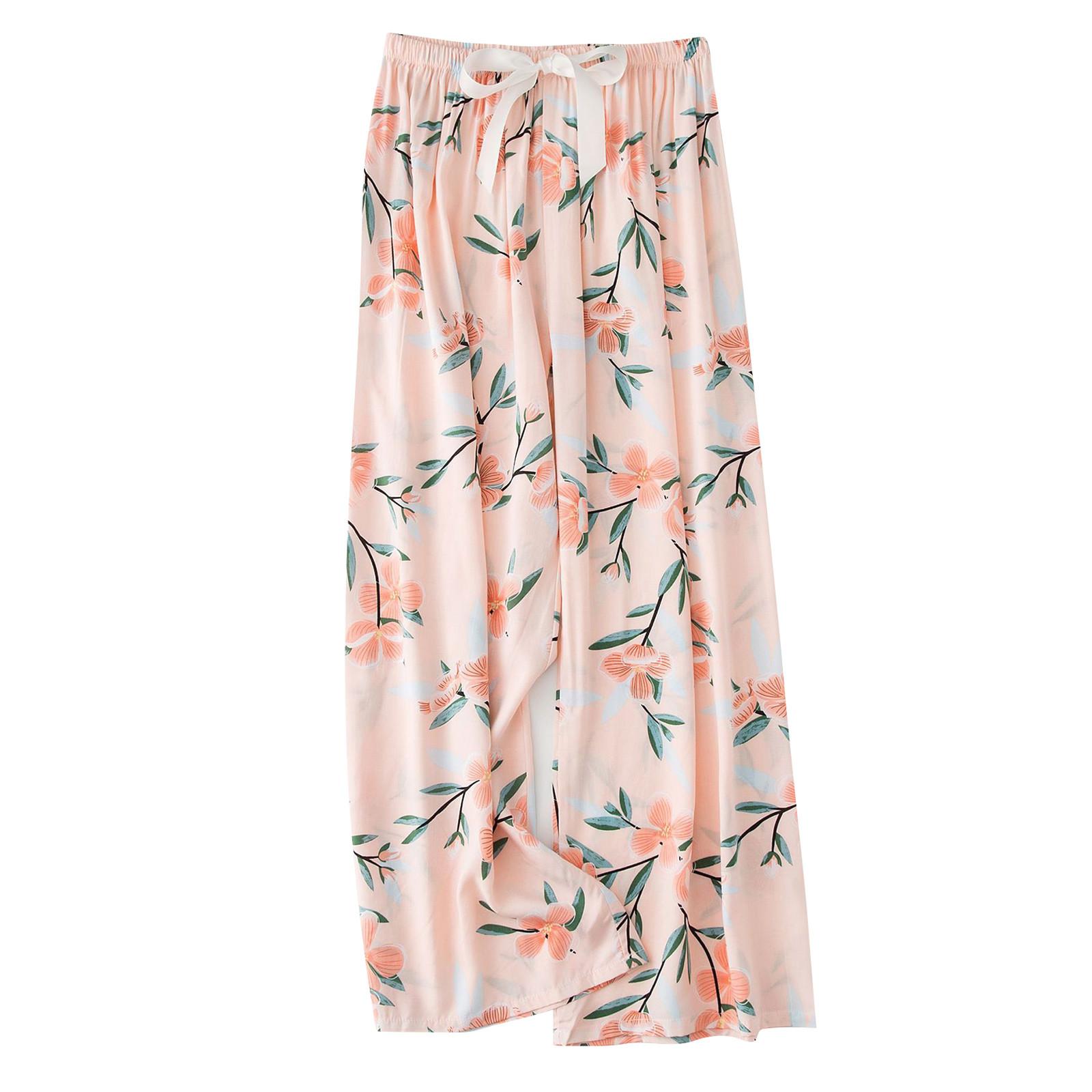 

Модные женские повседневные брюки с эластичной резинкой на талии и высокой талией розовый