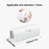 Self Adhesive Wire Clips Cable Holders With Innovative Flip Cover For Easy Cable Access Secure Fixation Cable Clips