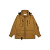 X Myge Outdoor Mountain Style Solid Color Multi-Pocket Stand Collar Long Sleeve Jacket Unisex Jackets Brown 2203A278-300
