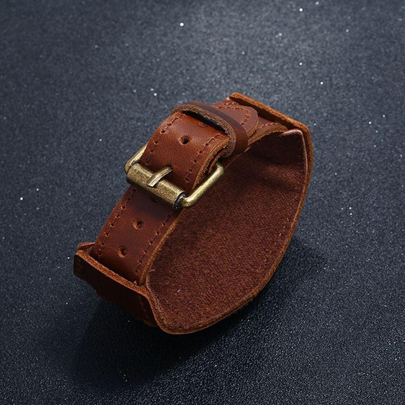Hot Selling Vintage Cow Leather Bracelet Watch Men Women Wrist Watches Roman Numerals Casual Quartz Watch Relogio Feminino