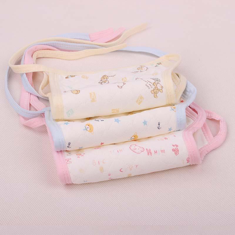 

1 PC/2pc randomBaby Ecological Cotton Square Bib for Newborn Waterproof Breathable Saliva Towel Baby Mask Type Bandage Small Bib 1pc random