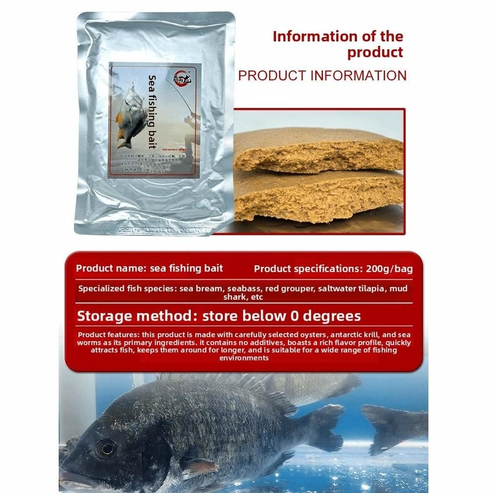 200g Weight Sea Fishing Lures Atomization Technology Soft Bait Carp Feed  Carp Fishing