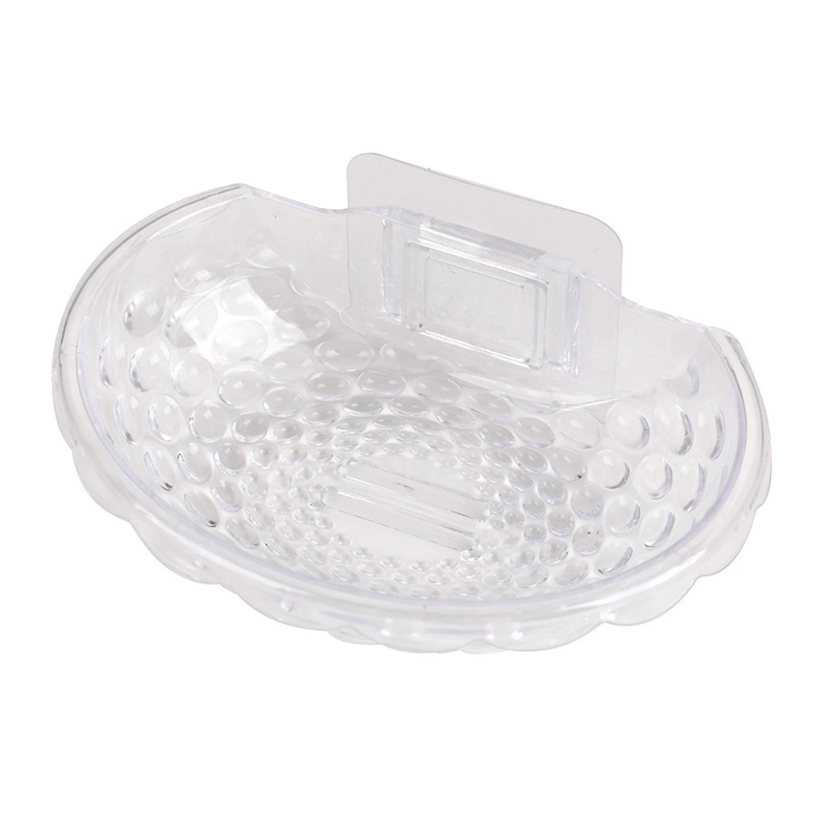 Настенное основание для мыла, стабильное крепление, быстрый дренаж, акриловые клейкие мыльницы для ванной комнаты прозрачный