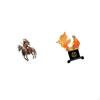 Home Knight Desk Sign Acrylic Ornament Fish Sculpture Desktop Decoration Waterproof