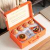 Bai Zi En X47 Auspicious Persimmon Ceramic Tea Set