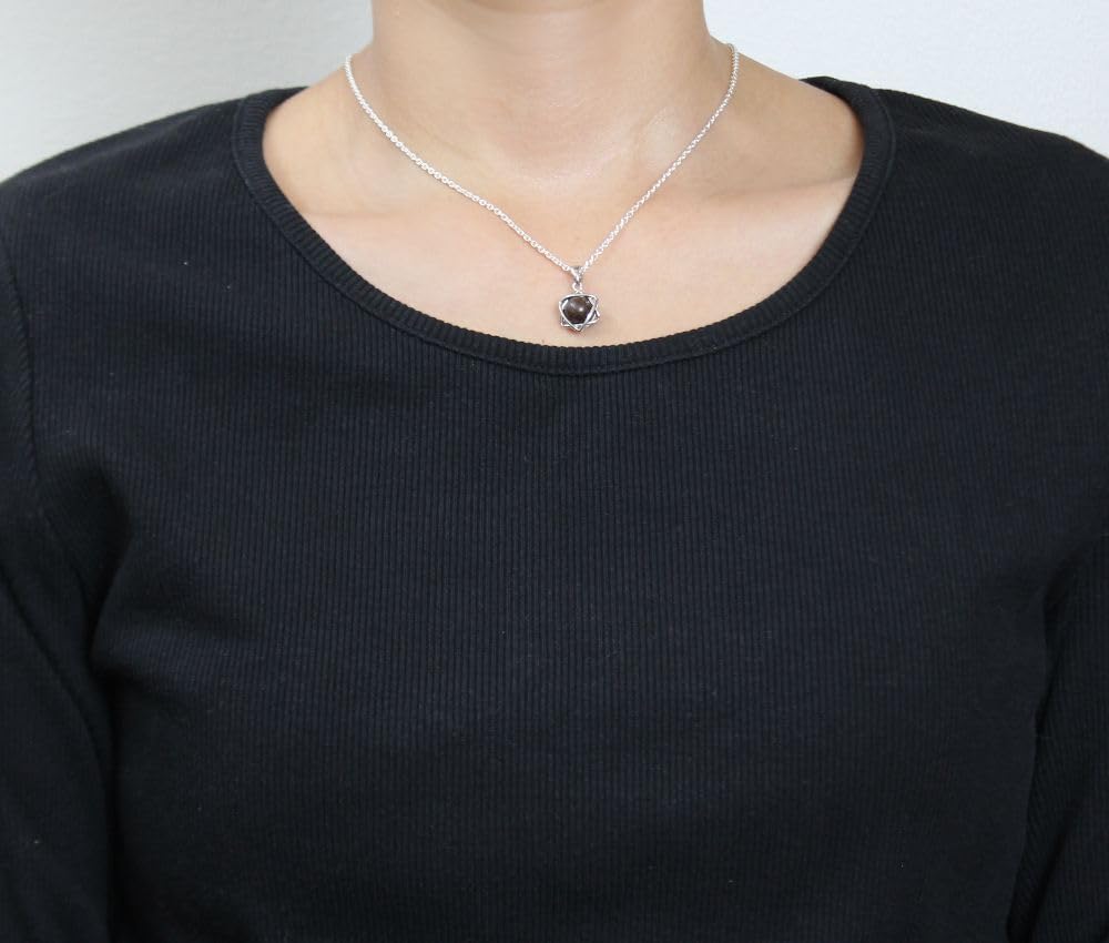 [Mizar] Chondrite Meteorite Sahara NWA869 Pendant Lucky Star Women's Men's Hexagram