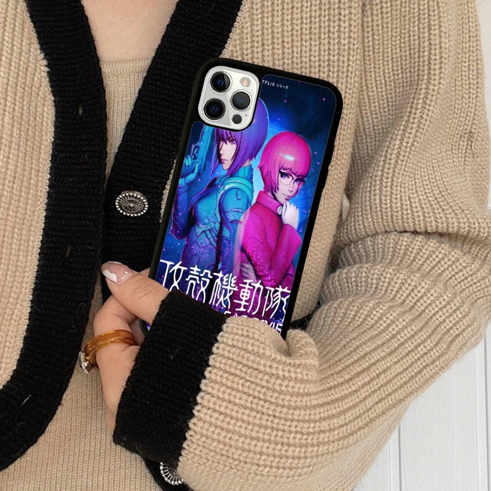 Ghost In the Shell Phone Case Silicone PC+TPU For For iPhone 11 12 13 14 15 16 Plus Pro Max Cover