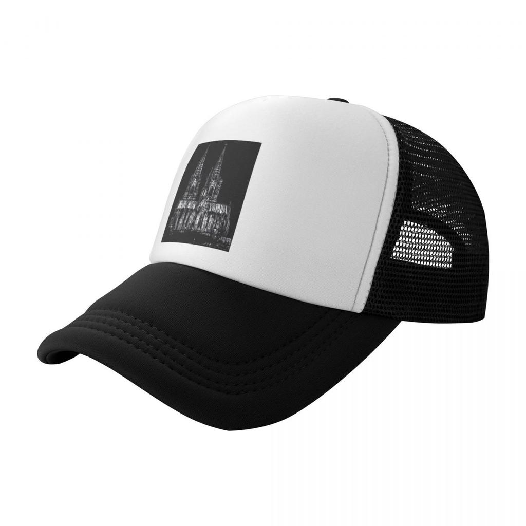 Cologne Cathedral Black and White Baseball Cap Golf Hat Dad Hat Fashion Beach For Women Mens