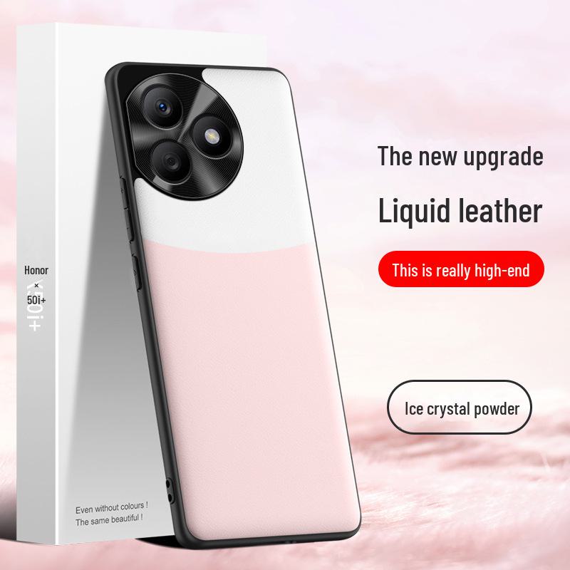 Premium Liquid Leather Protective Case for Honor X50i+ - Anti-Fall & Anti-Fouling Cover