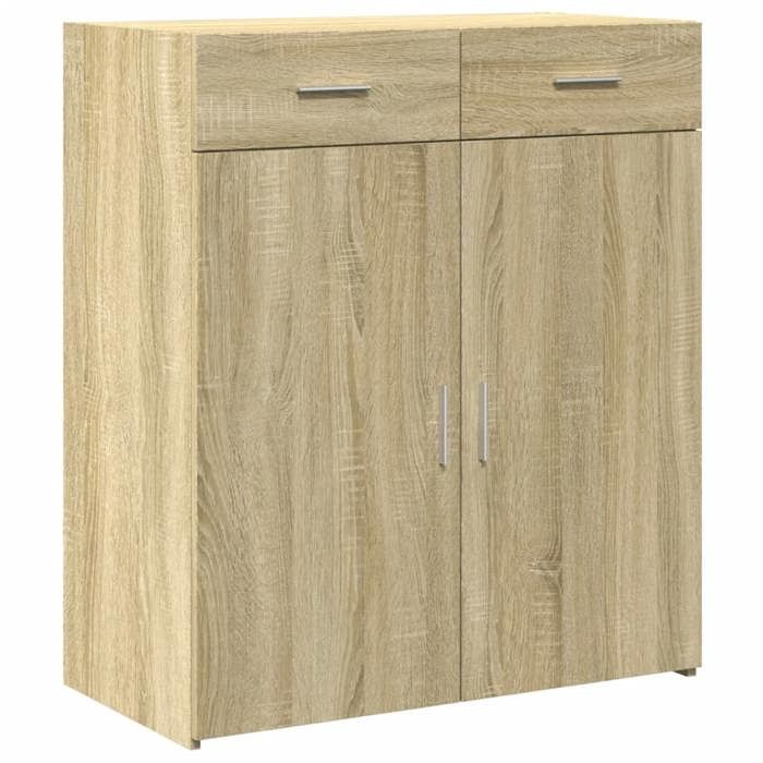 VidaXL Buffet chêne sonoma 80x42,5x93 cm bois d'ingénierie, armoire, armoire latérale, armoire de rangement, armoire, 3281471