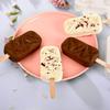 Popsicles Silicone Mold Diamond Ice Cream Mould Homemade Heart Cake Pop Cakesicles Maker Kitchen Accessories Tools Wooden Stick