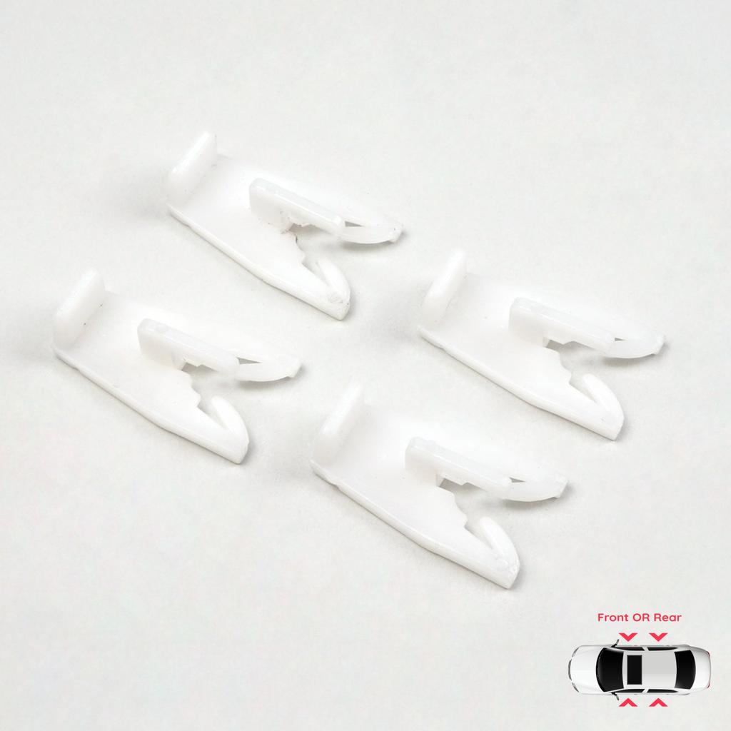 EWR5116 4 Pieces Window Lifter Regulator Guide Bracket Fixer Clamp Clips for Renault 19 X53 B/C53 D53 L53 S53 1988-2003