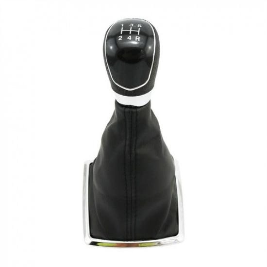 5 Speed Gear Shift Knob Gaiter Boot For Ford Focus MK2 2005-2011 Fiesta 2008-12