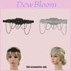 Flapper 1920s Great Gatsby Vintage-inspired Headband With Shimmering Rhinestones And Tassels Perfect For 1920s Themed Parties