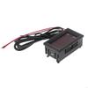 400B Voltmeter & Thermometer Display Panel 12v 24v Battery Temperature Meter Tester Gauge for Car
