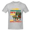 1 Piece People Novelty 100 Cotton Tshirt Sneakerhead Tees Tops For Unisex