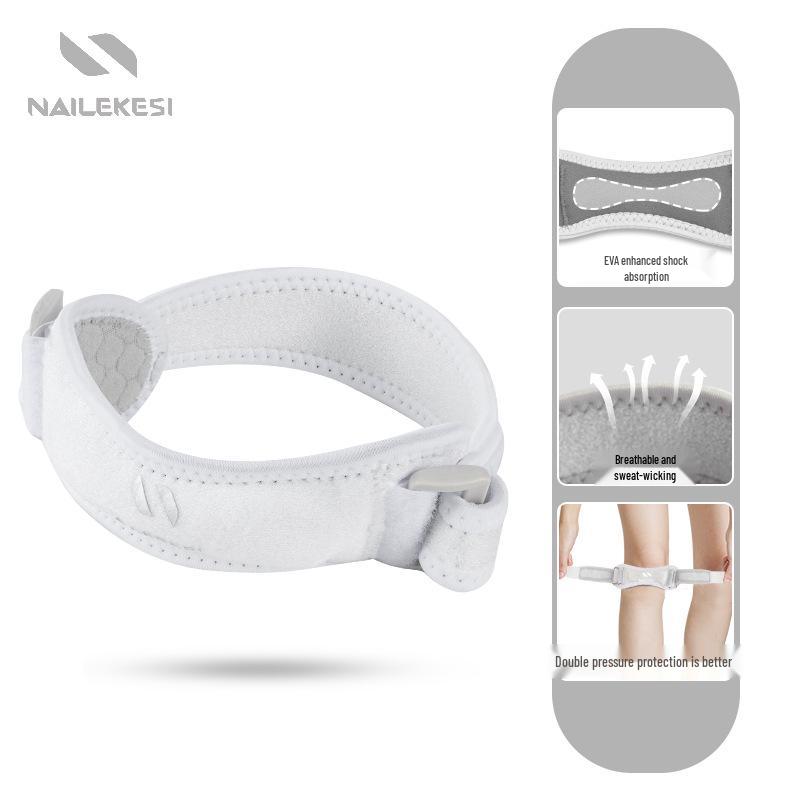 

Наколенник с пателлярным ремешком, поддержка мениска, компрессионный рукав для бега и скакалки - Унисекс, амортизирующее защитное снаряжение для спорта One Size [80-190 lbs Unisex]