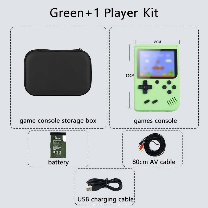 Built-in 500+ Classic Arcade Retro Games Console for TV 5 Inch Video Game Handheld Game Player for Game Boy Two Player Games