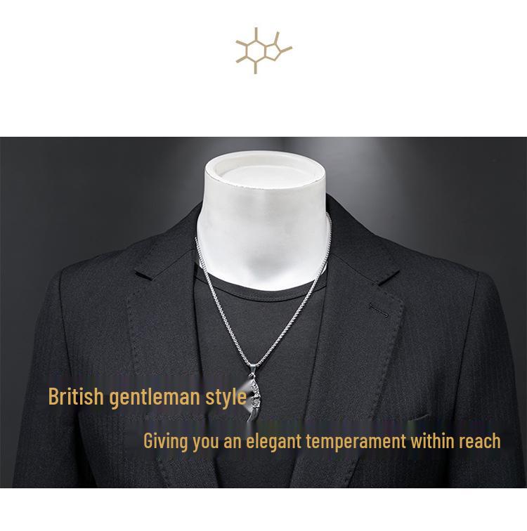 Men's Plus Size Korean Style Slim Fit Business Casual Blazer