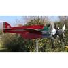 Metal Spinner Aircraft Windmill Wind Spinner Wind Energy Sculpture Airplane Wind Spinners for Outdoor Decoration