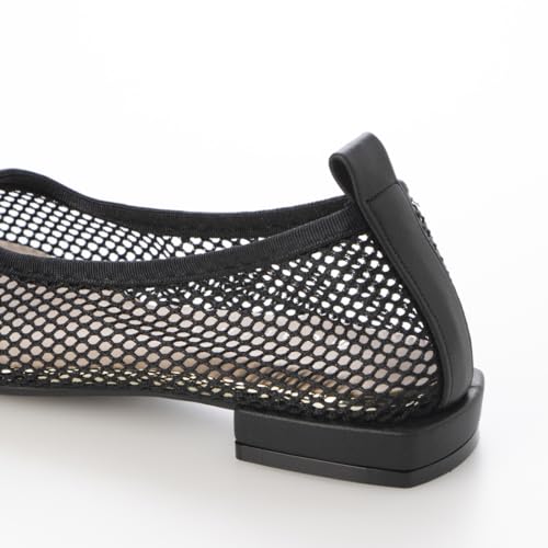 Carino CATT42088 Women's Ballet Flats, Black, Size 23.0 cm