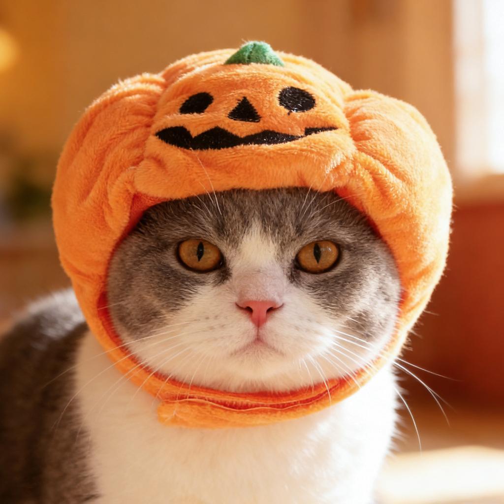 Pet hat funny costume chicken leg headdress, apple hat, cat cute leaky ear hat