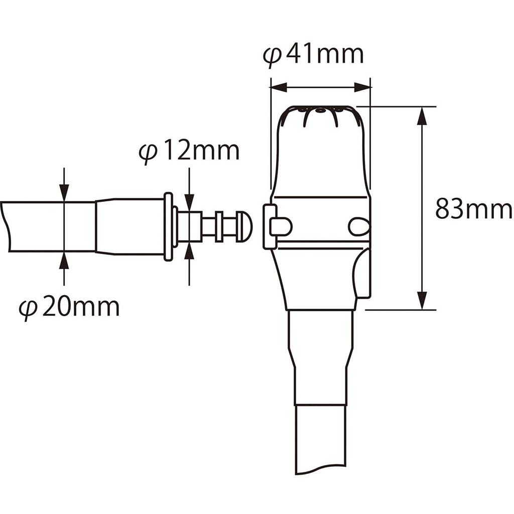 Komine (KOMINE) Motorcycle Alarm Wire Lock LK-123