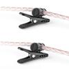 Kopfhörer-Kopfhörer-Kabel-Draht-Schnur-Klipp-Klammer-Kragen-Revers-Hemd-Halter