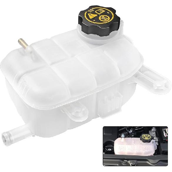 Engine Coolant Reservoir Tank With Cap, Radiator Overflow Tank Compatible With Buick Chevy Vehicle Encore Trax 2013- 1.4L 1.8L Replaces# 603-955,