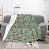 The Bracco Italiano New Selling Custom Print Flannel Soft Blanket Bracco Italiano Italy Dog Cane Kennel Club Rare Breeds