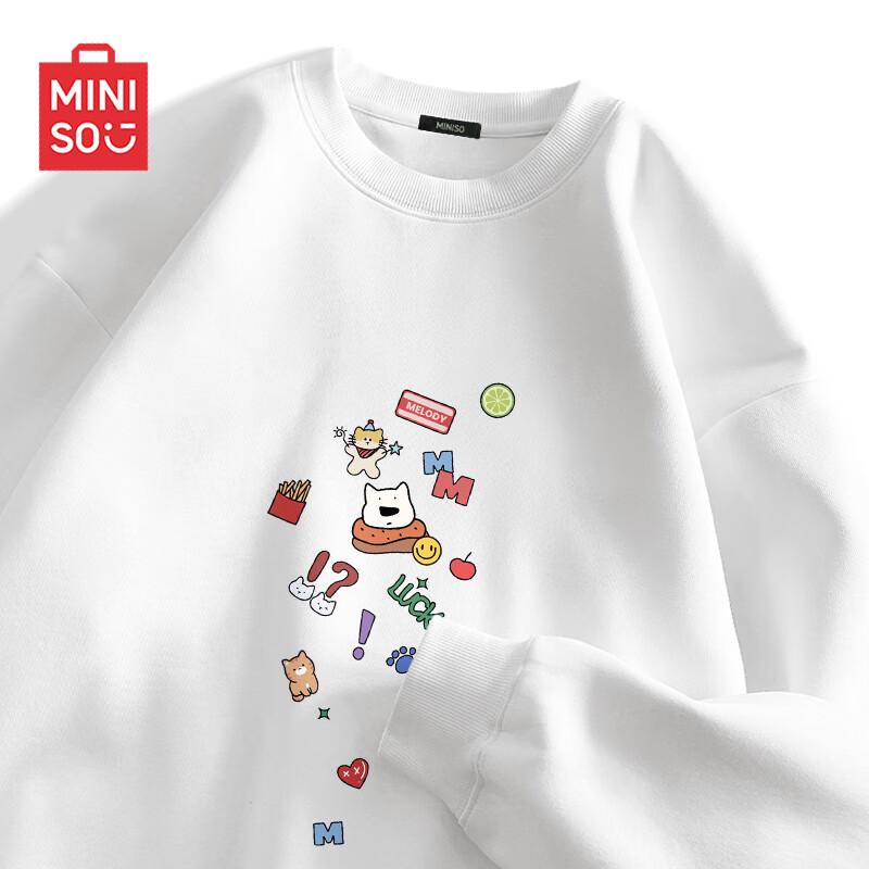 

Мужской пуловер с мультяшным принтом MINISO 2XL