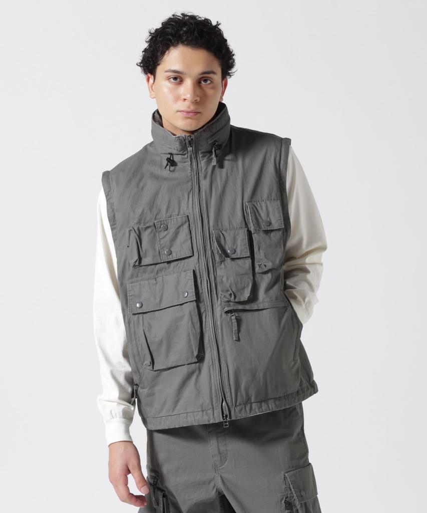 AVIREX PIGMENT 2WAY CARRIER JACKET Men's L Sage 783-5152004