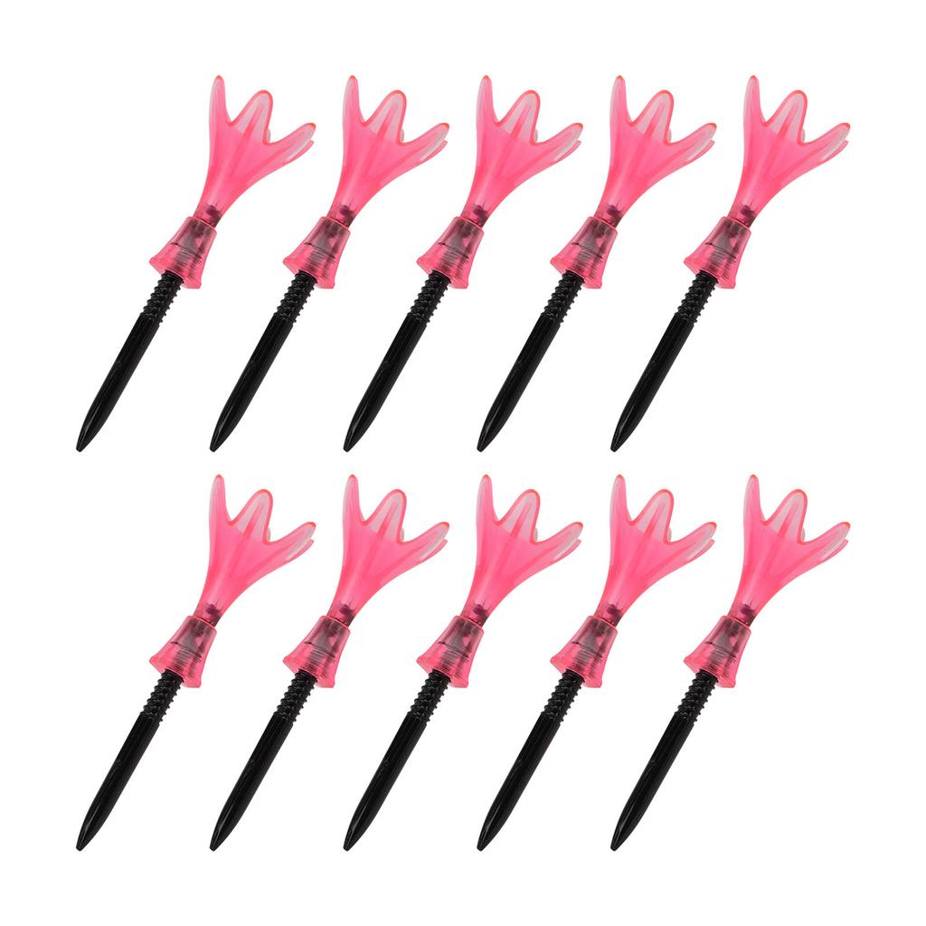 10pcs Plastic Golf Tee Ball Holder Adjustable Height Stable Practice Aids Accessories Gift for