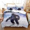Capcom Sci-Fi Shooter Lost Planet Extreme Condition Akrid Frozen Planet Bedding Set 1 Duvet Cover + 2 Pillowcases HD Print Gamer
