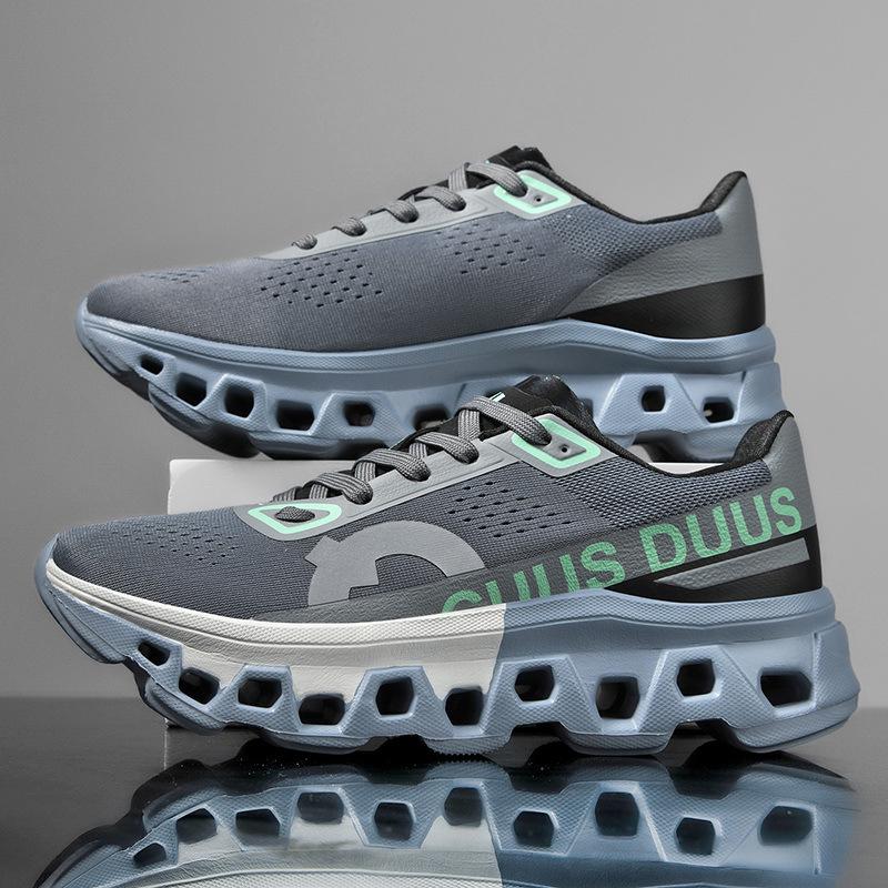 Men's Flyknit Breathable Mesh Marathon Running Shoes - Spring/Summer