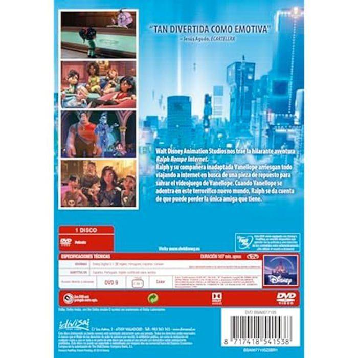 Dvd - ralph - rompe internet - film d'animation - aventure - humour