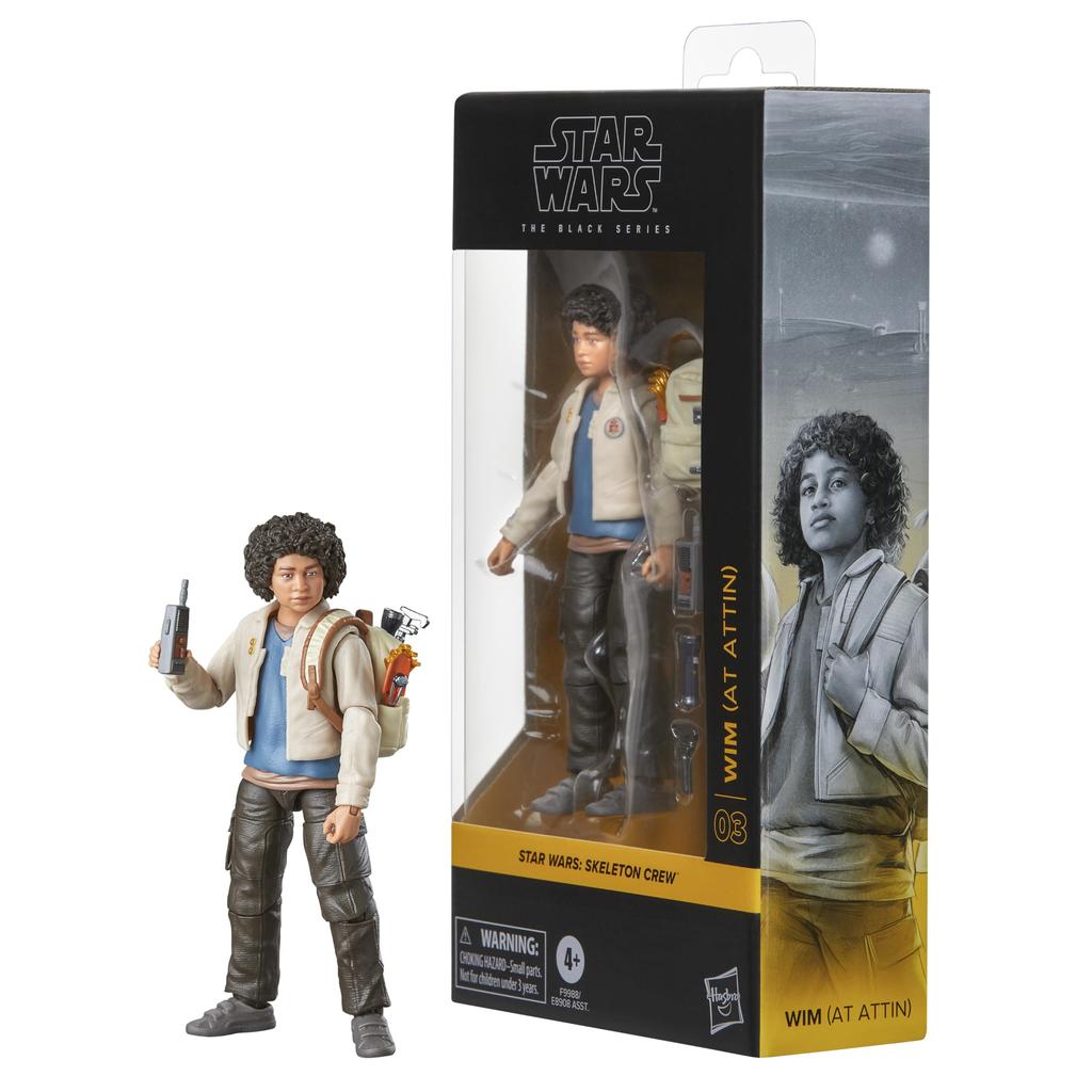 Hasbro Star Wars Black Series Whim, Star Wars: Skeleton Crew Collectible 6-inch (15cm) Action Figure F9988 (Authentic)