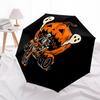 1pc Halloween Motorcycle Automatic Folding Umbrella - Compact 8-Rib Design, Durable Plastic & Iron, Lightweight for Outdoor Daily Use103