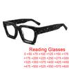 Thick Frame Oversized Myopia Glasses Ultralight Acetate Anti Blue Light Big Square Eyeglasses Student Minus Points -1.5