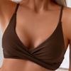 Women's Solid Color Sling Bikini - Simple & Sexy Two-Piece Swimsuit