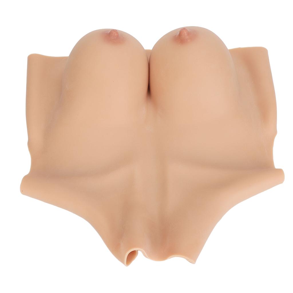 Wearable Artificial Boobs Tank Top Type High Simulation Silicone Prosthesis Boobs for Cosplay Asian