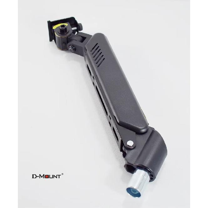 D-MOUNT D80 metal alumin 2-10KG 13"-32" monitor desktop stand mount gas spring arm full motion rotate clamp 0-60mm grommet