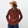 Women's Mulberry Silk Chinese Jacquard Long-Sleeve Top