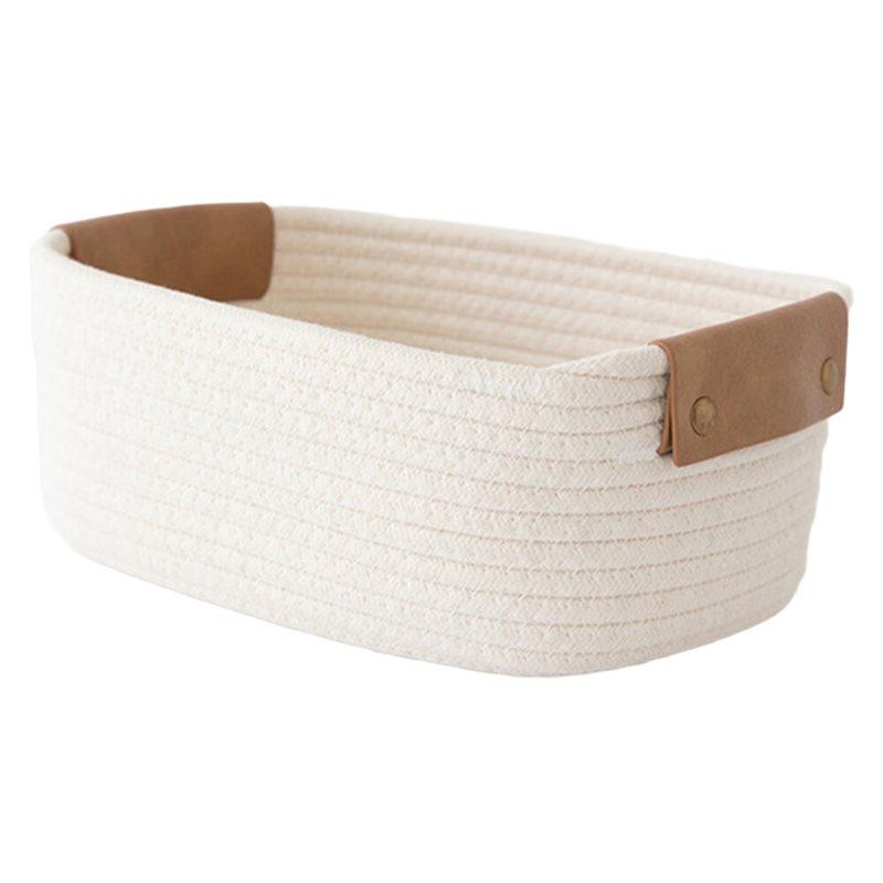 

Desktop Woven Multi-Functional Storage Basket Household Small Objects Snacks Sundries Basket