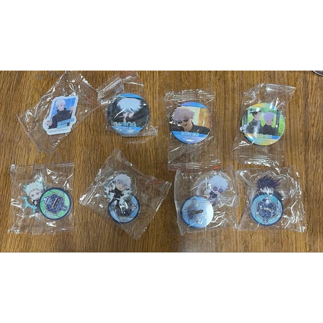 Kurazushi Jujutsu Kaisen Akusta Can Badge Sticker 8 Types