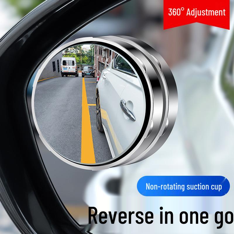 Ultra-Clear 360° Panoramic Blind Spot Mirror with Suction Cup for Cars